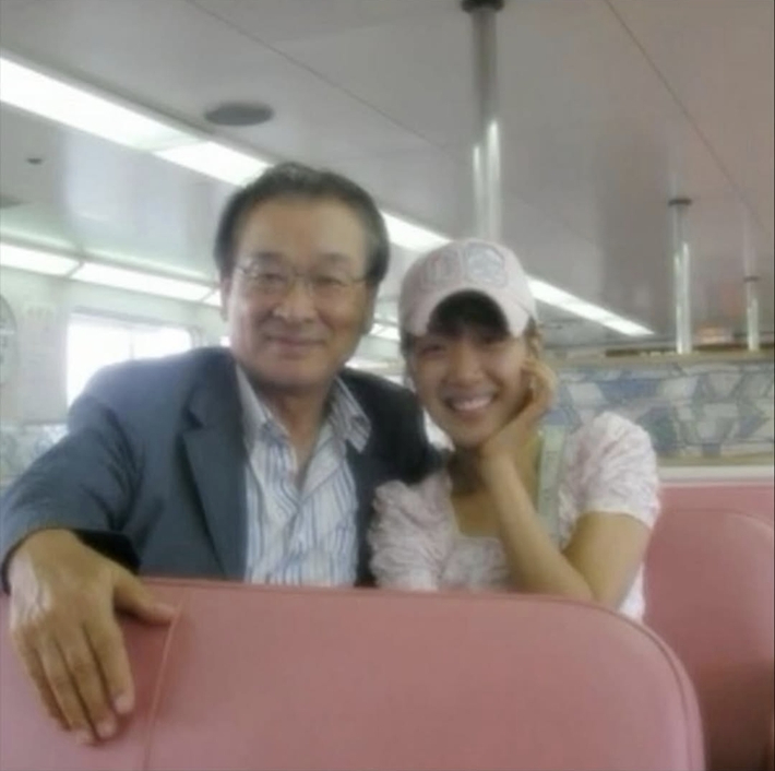 왼쪽부터 고 이순재, 서민정. 서민정 인스타그램