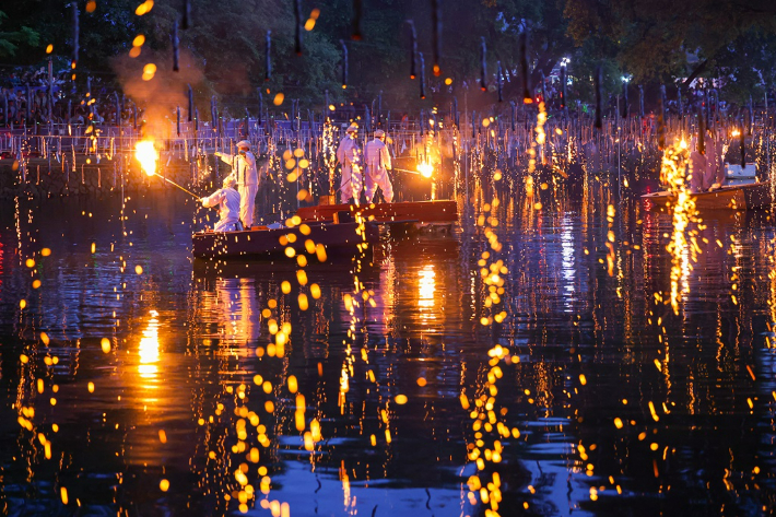 함안 낙화놀이. 함안군청 제공 