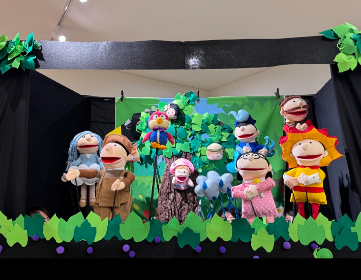 인형극 공연 모습.  이미진 집사 제공