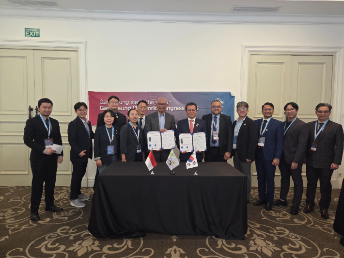 ITS인도네시아 대표, 2026 강릉 총회 부스계약. 강릉시 제공