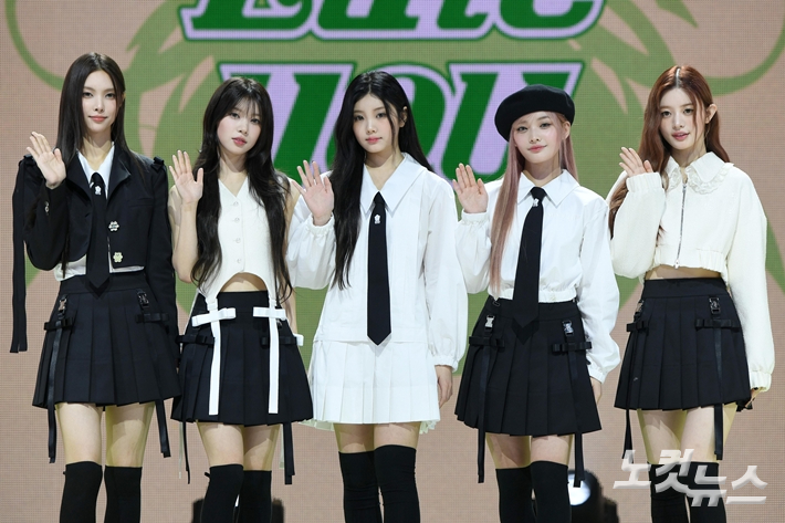 지난해 3월 데뷔한 신인 걸그룹 아일릿. 박종민 기자