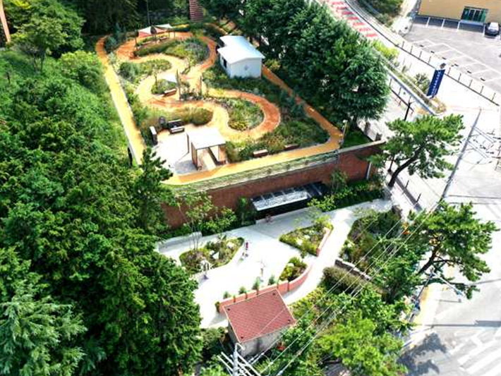 대상을 수상한 부산 영도구 '청학힐링'. 부산시 제공 