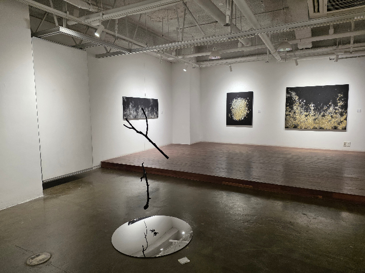 장인희, 'Measuring the moment', Mixed media, variable size(2025). 곽인숙 기자