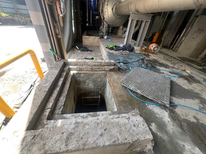 지난 5월 4일 5명의 사상자가 발생한 C제지 사고 현장. 전북소방본부 제공