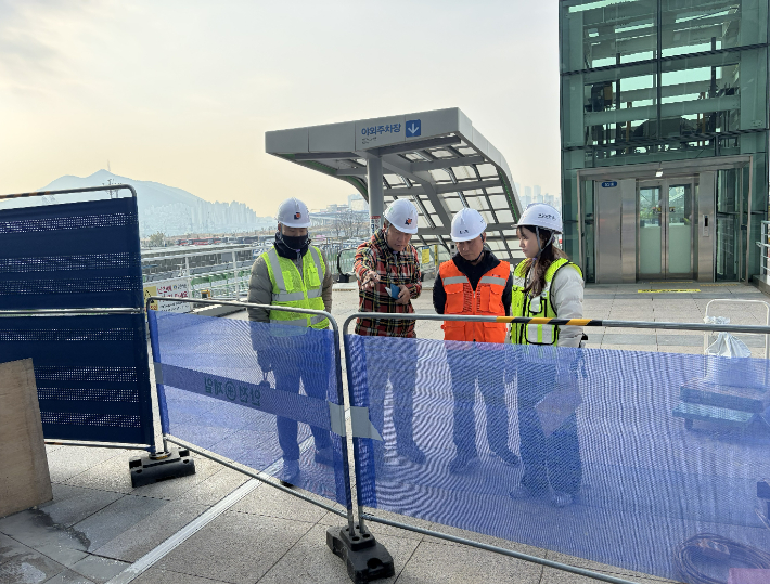 부산항만공사 동절기 건설 현장 안전 점검. BPA 제공