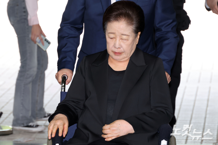 통일교 한학자 총재. 황진환 기자