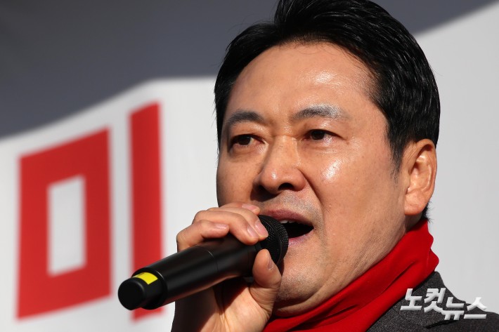 인천서 이재명 정권 규탄하는 장동혁 대표