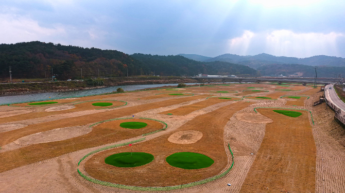 남울진 파크골프장 전경. 울진군 제공