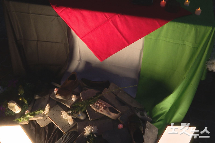 설교자로 나선 송병구 목사는 "이스라엘과 팔레스타인의 극단적 적대와 충돌은 양쪽 모두에게 큰 비극이고 아픔"이라며 "초법적인 힘을 과시하는 자들의 횡포"라고 지적했습니다.