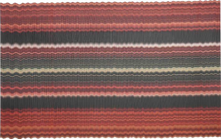 전병삼, 'WAVE__20250914003__BUTTERFLY', Stacking printed photographs, 122 x 76 cm(2025). 갤러리그림손 제공