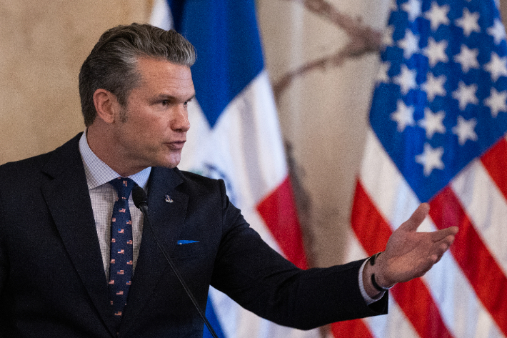 헤그세스 미국 국방부 장관. 연합뉴스