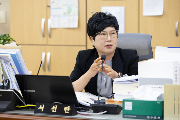 서선란 의원. 순천시의회 제공