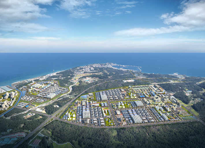 울진 수소국가산업단지 조감도. 울진군 제공