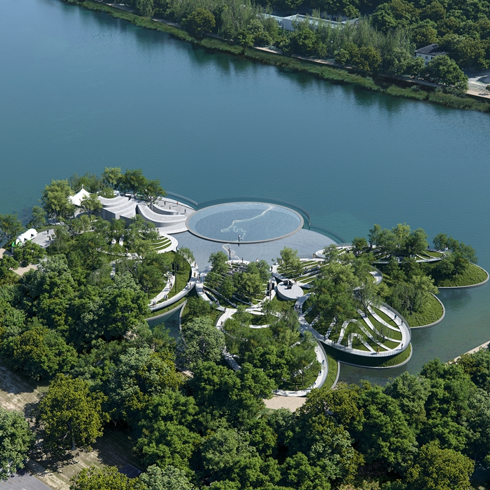 수성못 수상공연장 조감도. 내년 상반기 착공해 2027년 상반기 준공 예정이다. 대구 수성구청 제공