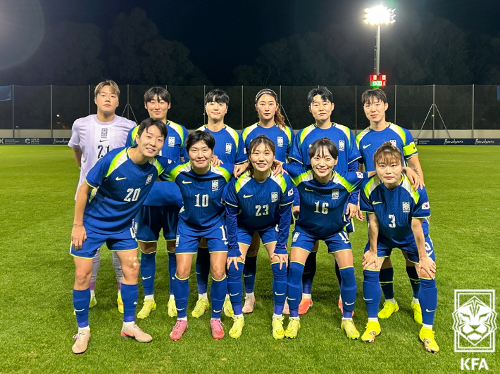 여자 축구 대표팀. 대한축구협회 제공