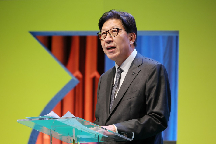 박형준 부산시장이 지난달 23일 정책 세미나에서 "국민의힘이 계엄을 분명히 잘못된 일이라 인정하고 사과해야 한다"고 공개적으로 촉구한 바 있다. 부산시 제공