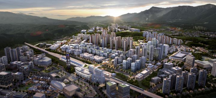 울산 KTX 역세권 복합특화단지 조감도. 울산시 제공