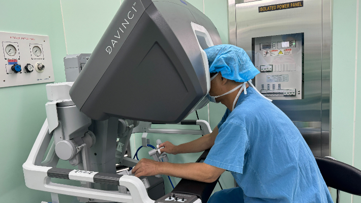 수술로봇 다빈치 SP. 성가롤로병원 제공 