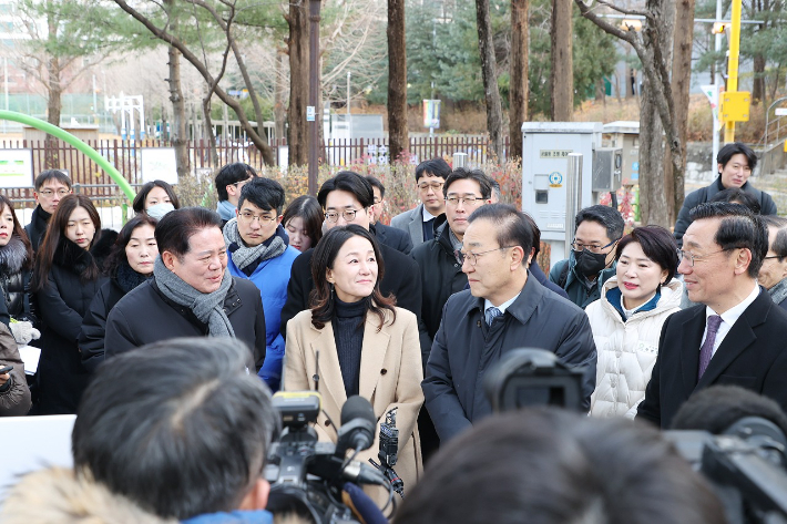 국토부 평촌신도시 선도지구 현장 방문. 안양시 제공