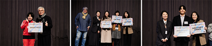 제8회 배우프로젝트 수상자. (왼쪽부터) GRAND PRIZE 권다림, 심사위원 조재윤, 변영주 감독, 조윤희, JURY PRIZE 수상자 강민지·노선우·이일진, 조윤희, Director's Choice 정조준·이일진. 서울독립영화제 제공