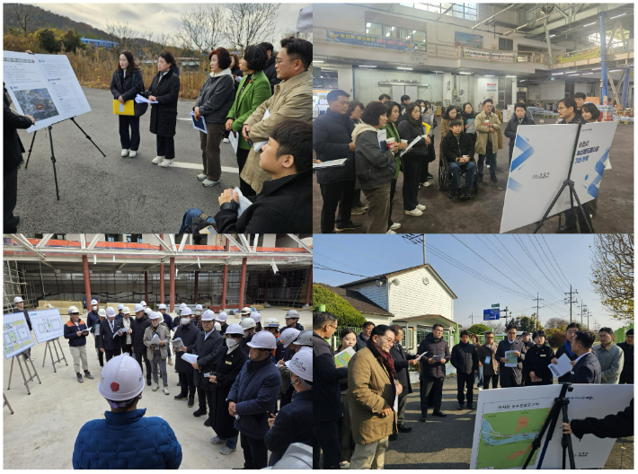 정례회 기간 중 주요 현안사업 추진상황 점검. 순천시의회 제공