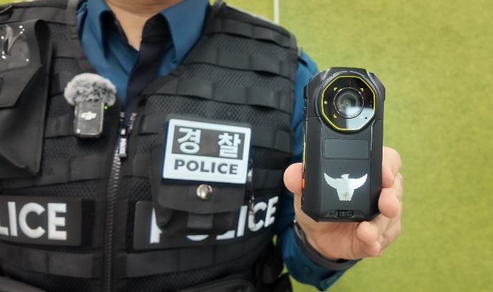 바디캠. 대전경찰청 제공