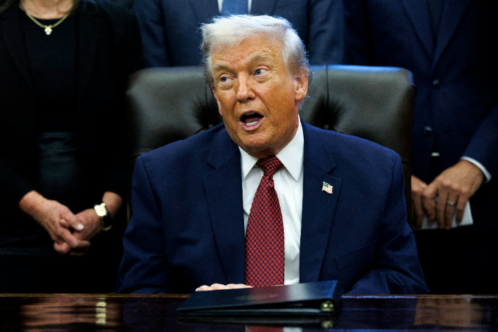 도널드 트럼프 미국 대통령. 연합뉴스