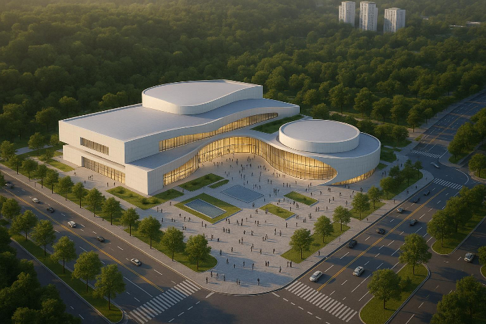 유성복합문화예술센터 예상 조감도. 유성구 제공