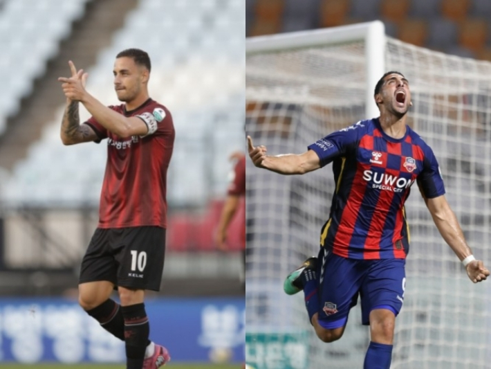 부천 바사니, 수원FC 싸박. 한국프로축구연맹