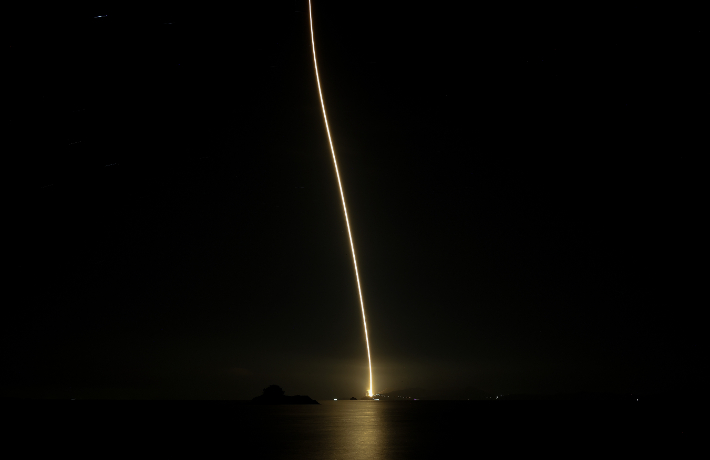 한국형발사체 누리호가 지난달 27일 새벽 전남 고흥군 나로우주센터에서 발사되는 모습. 연합뉴스