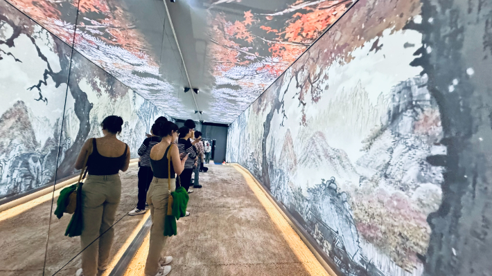 전시 현장 모습. 제작업체 측 제공