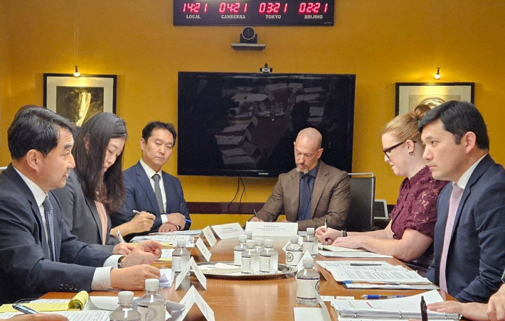 한미 '비자워킹그룹' 회의가 진행되는 모습. 연합뉴스