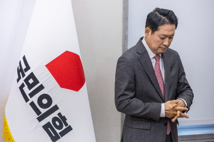 국민의힘 장동혁 대표. 연합뉴스