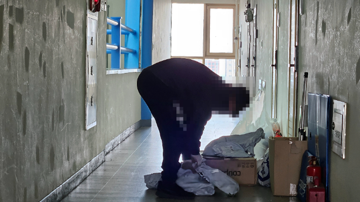 쿠팡 배송기사 A씨. 고상현 기자