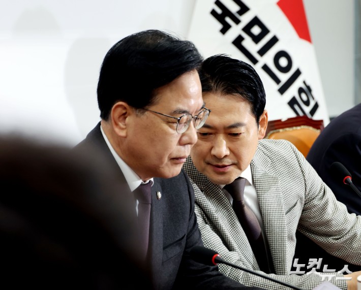 머리맞댄 장동혁-송언석