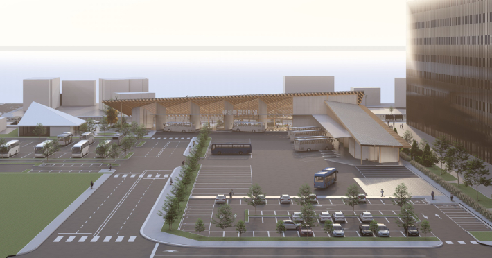 유성복합터미널 조감도. 대전시 제공