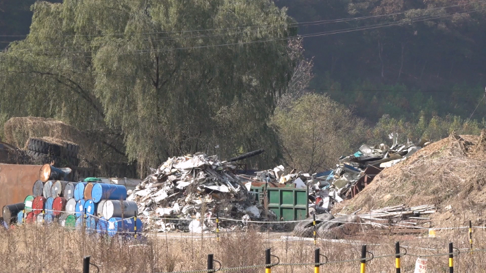 경기도 광주시 곤지암 열미리 일대 폐천부지. 영상 캡처