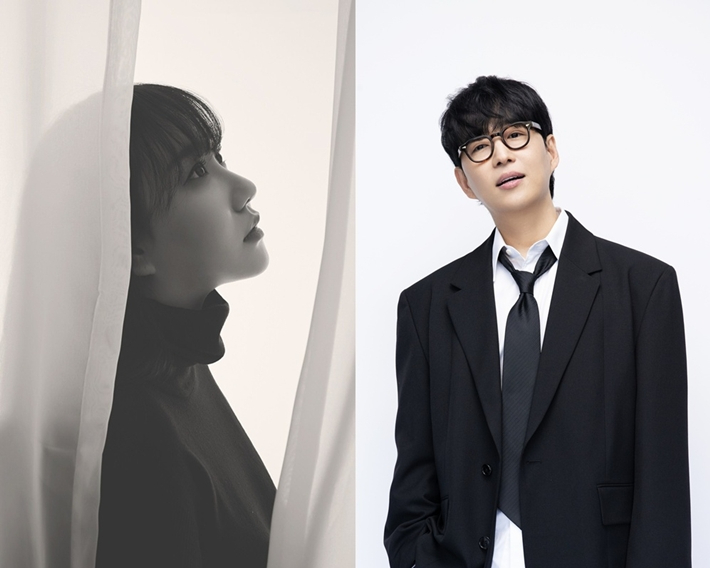 왼쪽부터 가수 지아, 작곡가 로코베리 안영민. 파인드스타 엔터테인먼트 제공