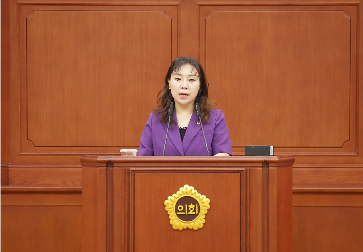 김민숙 대전시의원. 대전시의회 제공