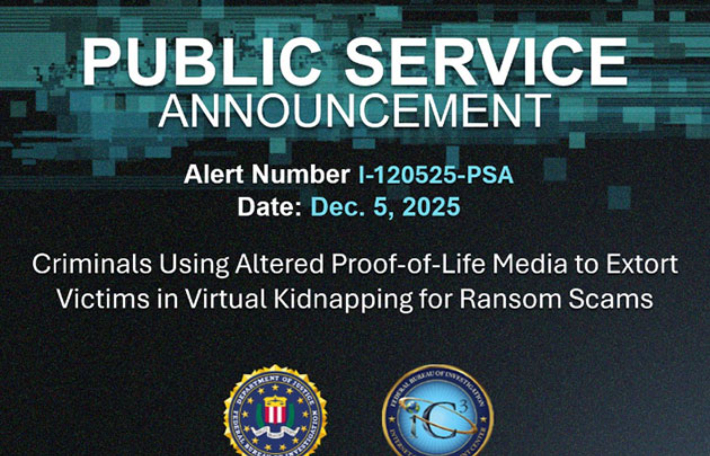 FBI 공식 SNS 캡처