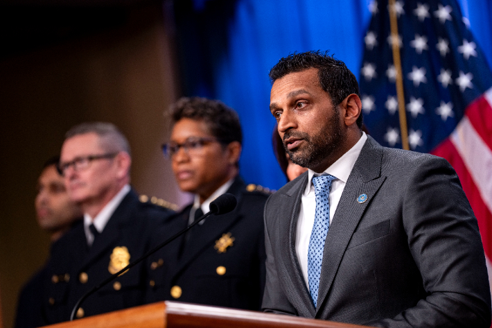 캐시 파텔 FBI 국장. 연합뉴스