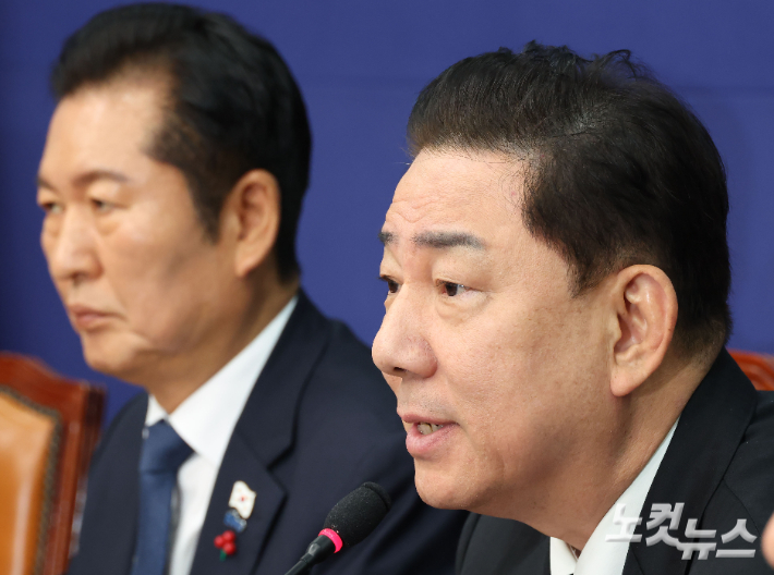더불어민주당 김병기 원내대표. 황진환 기자