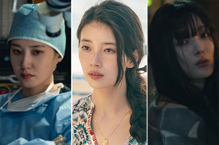 좌측부터 박은빈·수지·김유정. 월트디즈니컴퍼니 코리아·넷플릭스·티빙 제공