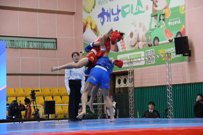 '2026년 우슈 1차 국가대표 선발전 및 청소년 국가대표 선발전' 모습. 대한우슈협회 