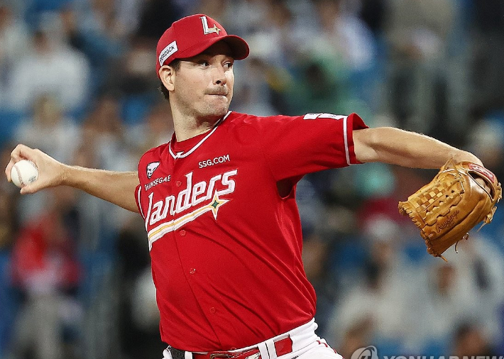 올해 SSG에서 뛴 드루 앤더슨. 연합뉴스 