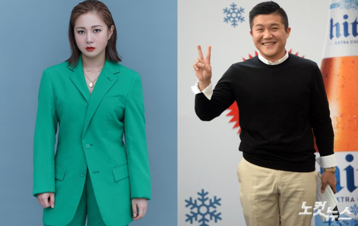 방송인 박나래(왼쪽)와 조세호. 자료사진·제이디비엔터테인먼트 제공