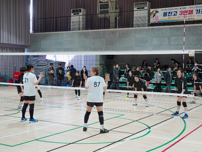 울진군수기 배구대회. 울진군 제공