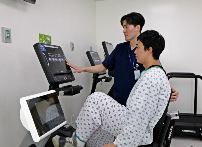 대전성모병원 심장호흡재활센터. 성모병원 제공