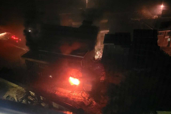 지난 9일 오전 1시 34분쯤 강원 강릉시 성산면 금산리의 한 원룸에서 불이 나 25분여 만에 꺼졌다. 강원소방본부 제공