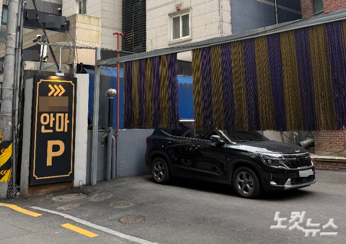 강남구에 위치한 'S 불법성매매안마소'. 박준현 기자